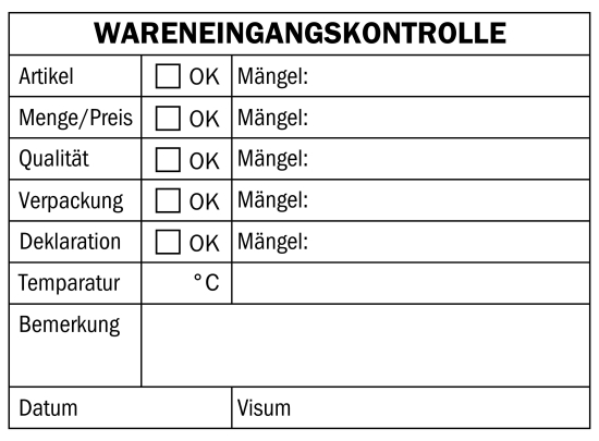 Stempel mit Logo und Adresse