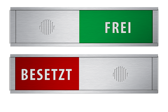 Frei/Belegt-Schilder
