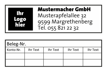 Firmenstempel – mit Logo und Text online bestellen Firmenstempel – mit Logo und Text online bestellen