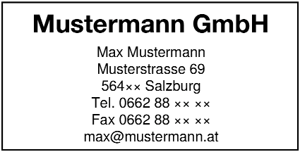 Zahlreiche Stempelvorlagen