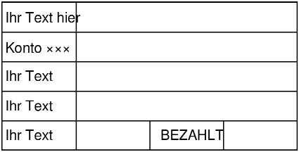 Vorlage wählen: 5263